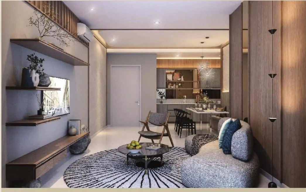 Residence living and dining interior