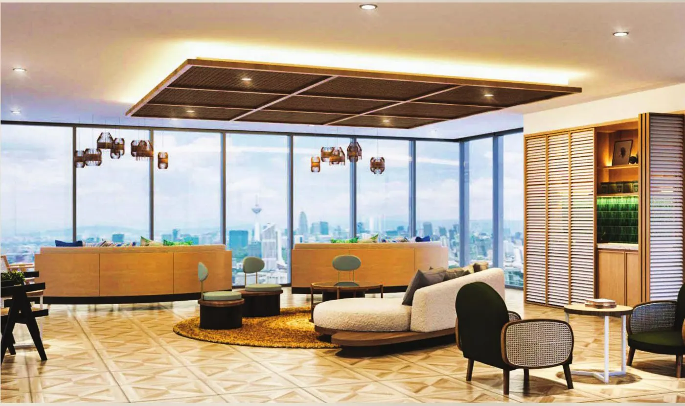Artist's impression of the River View Lounge